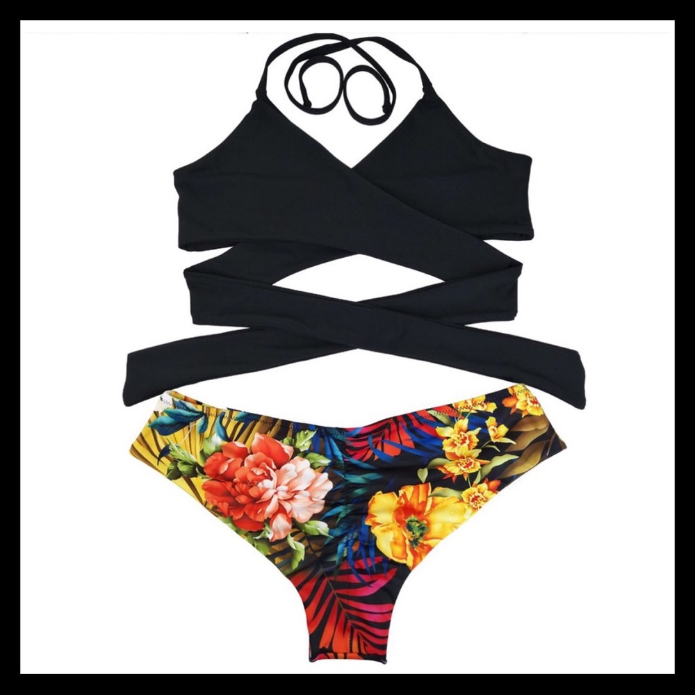 last one!!🌸🌺TROPICAL BANDAGE BIKINI🌸🌺 - Picture 3 of 4